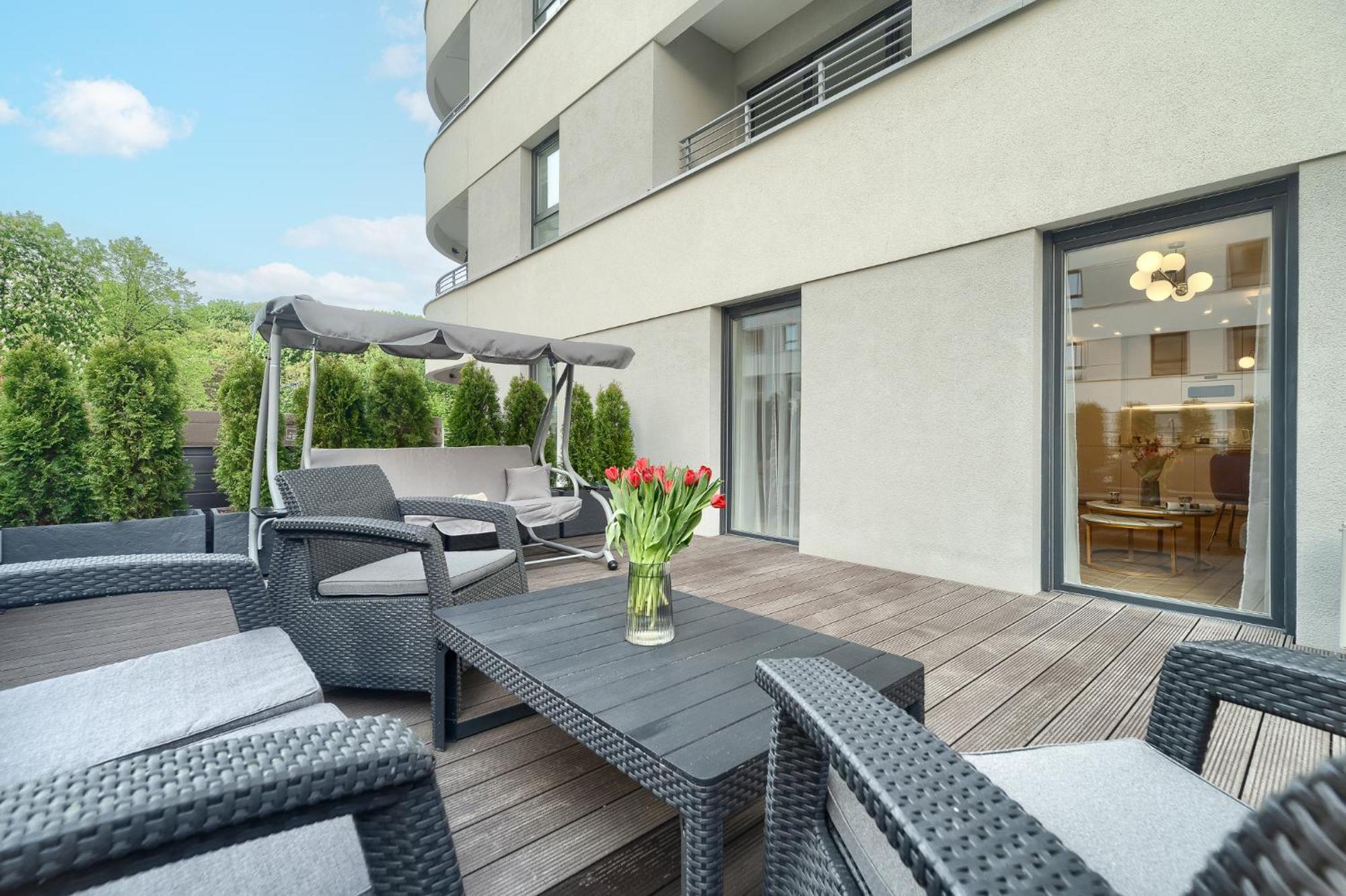 Apartments Ostsee Suntowers Taras Świnoujście Exteriör bild