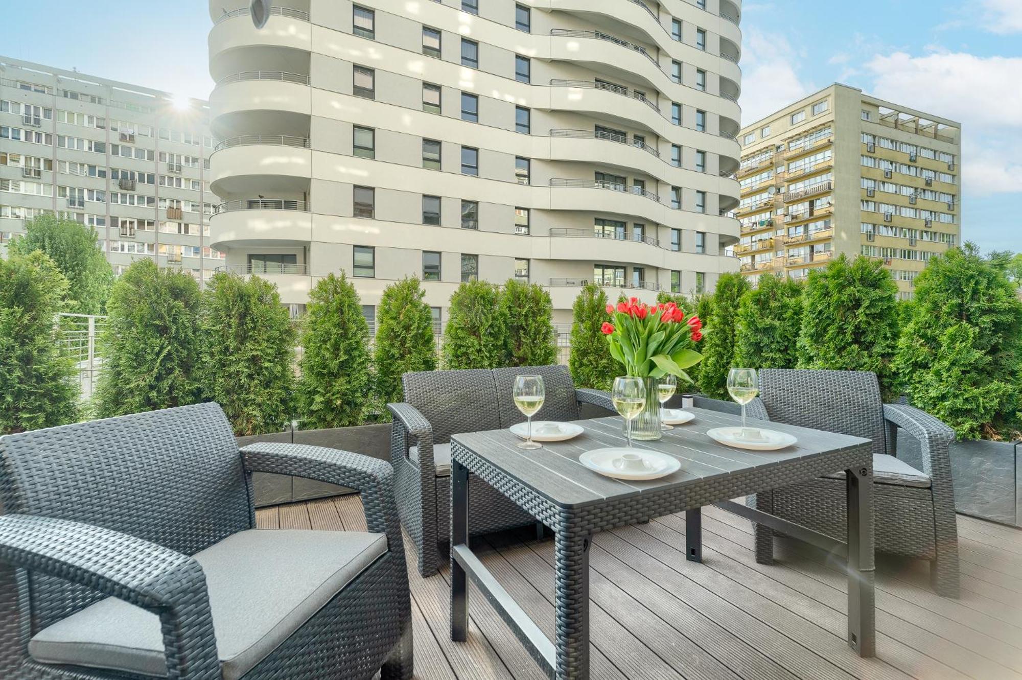Apartments Ostsee Suntowers Taras Świnoujście Exteriör bild